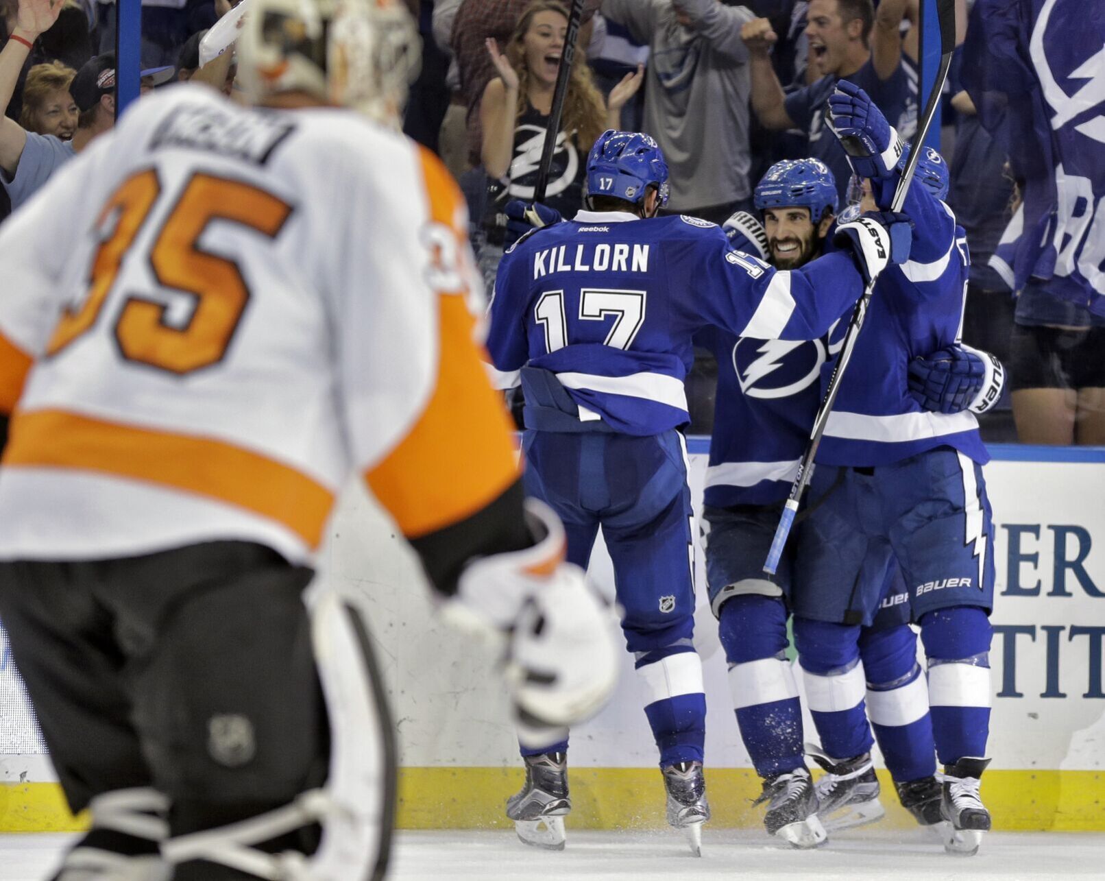 2015: Tampa Bay wins first 3-on-3 overtime game in NHL history